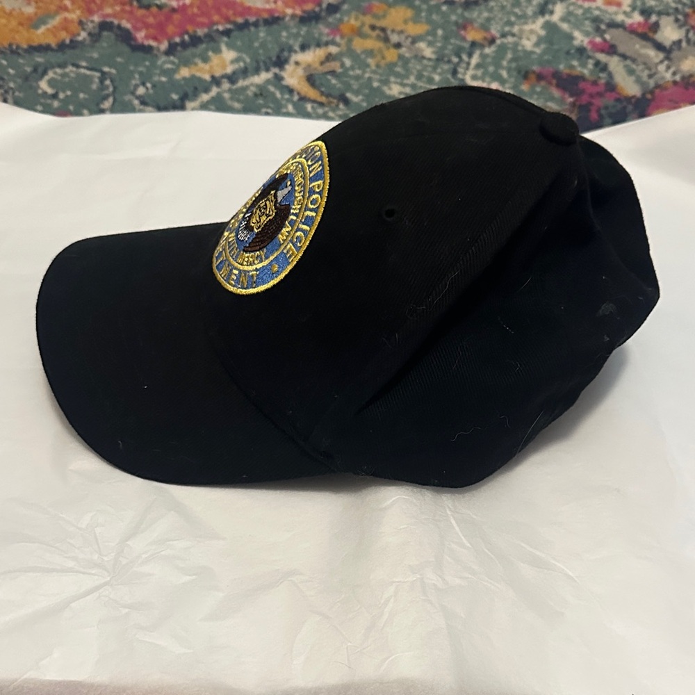 Mens’s Houston Police Department Embroidered Black Baseball Cap - Picture 2 of 2